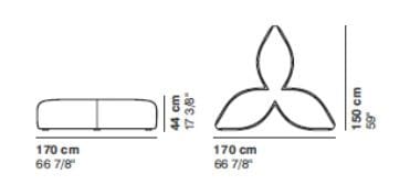 Кожаный пуф La Cividina ARCH-00009370 - Вид №2