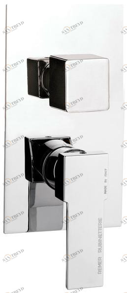 Remer Rubinetterie Смеситель для душа с трехходовым переключателем на 7 позиций Qubika Q93 7