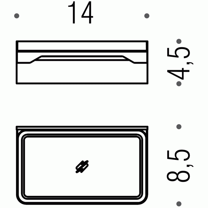 B2901 Мыльница настенная COLOMBO FOREVER Colombo Design - Вид №2