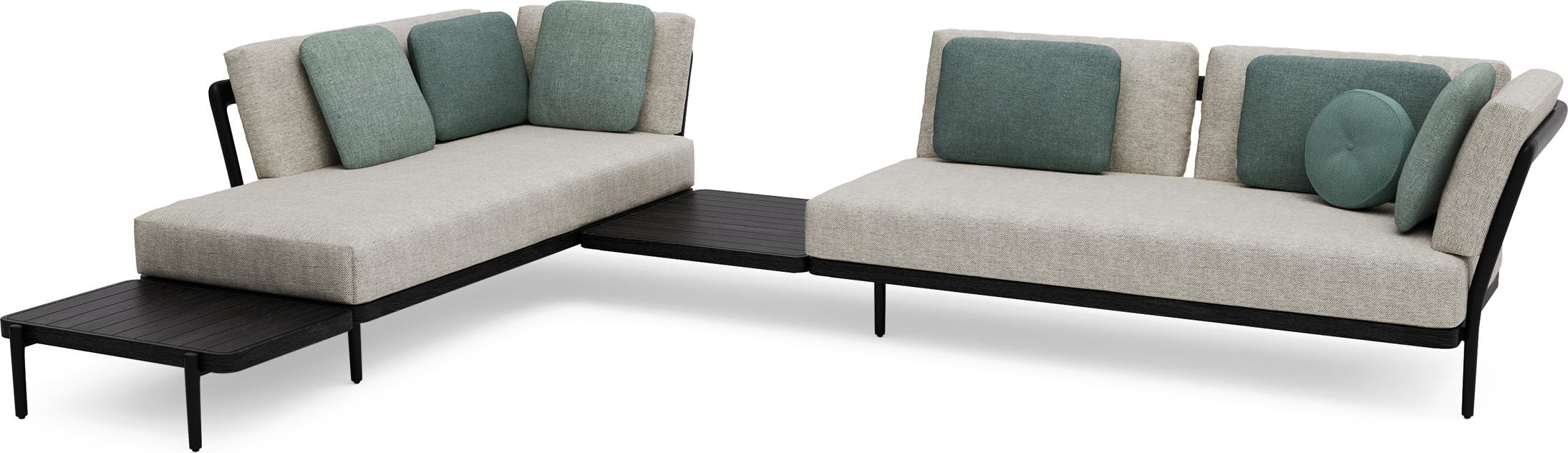 MNST281 Concept 3 teak nero черный Manutti Flex