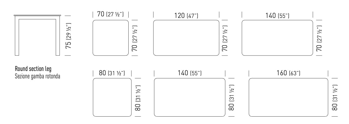 Квадратный или прямоугольный стол из Compactop® GABER MANTIX ARCH-00036927 - Вид №5