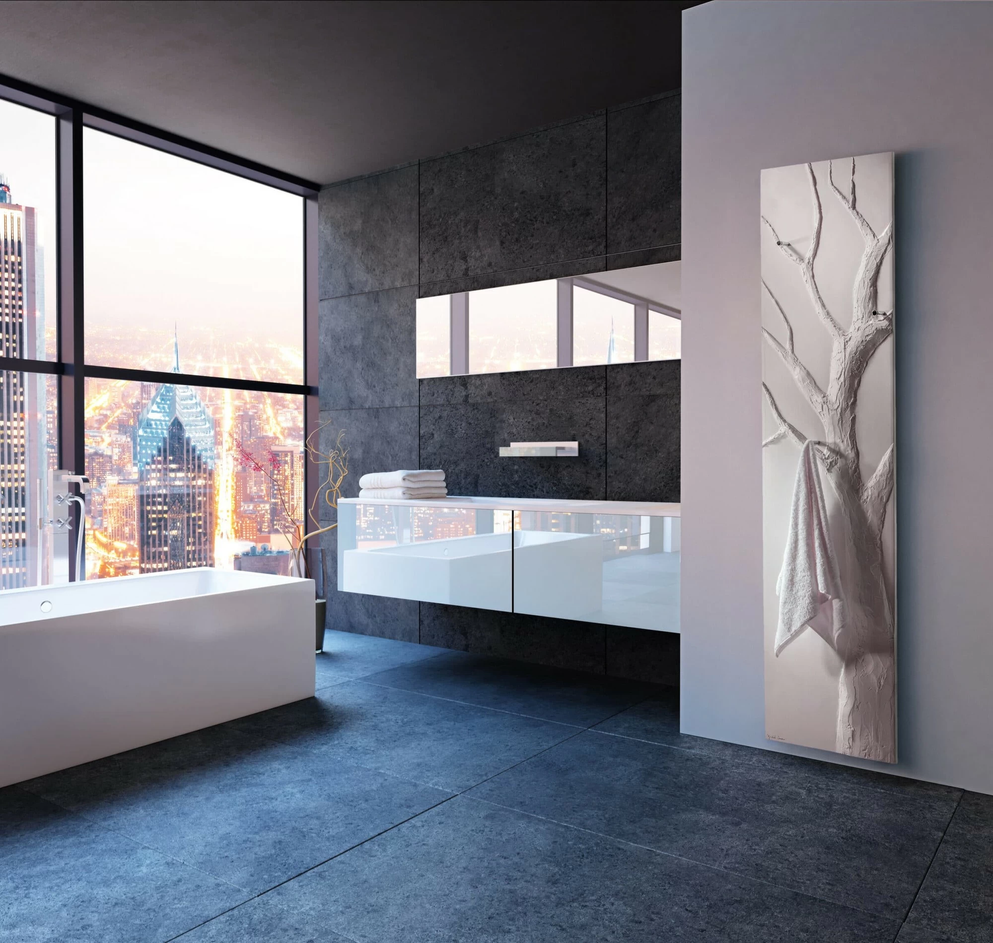 Электрический радиатор 150 x 50 cm Arbre bain Cinier  1000 Вт sun-id-1218164 - Вид №1