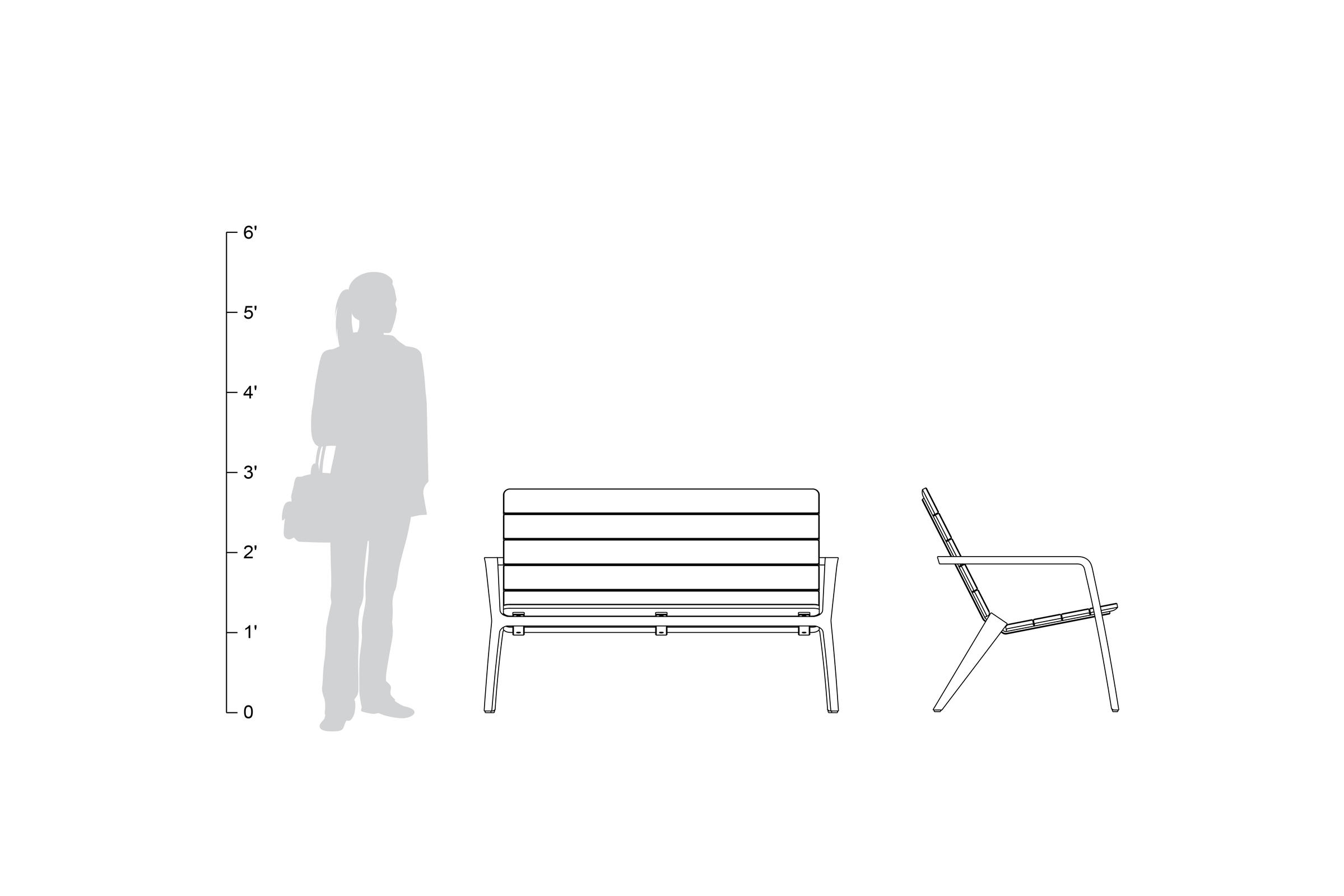 FSRT102 Скамейка вая  Forms-surfaces  - Вид №6