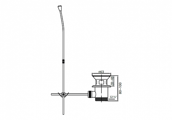 Донный клапан Cezares CZR-C-SA-01 ARTICOLI VARI - Вид №1
