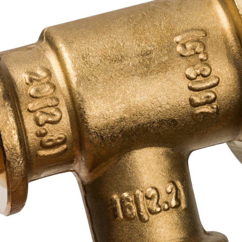 Тройник переходной 25x16x20 аксиальный для труб из сшитого полиэтилена STOUT SFA0014251620 - Вид №1