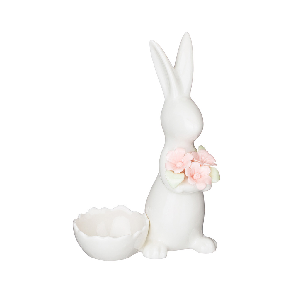 146-1655 Посуда фарфоровая ПОДСТАВКА ПОД ЯЙЦА "ВЕСЕННИЙ КРОЛИК" 1 Lefard 