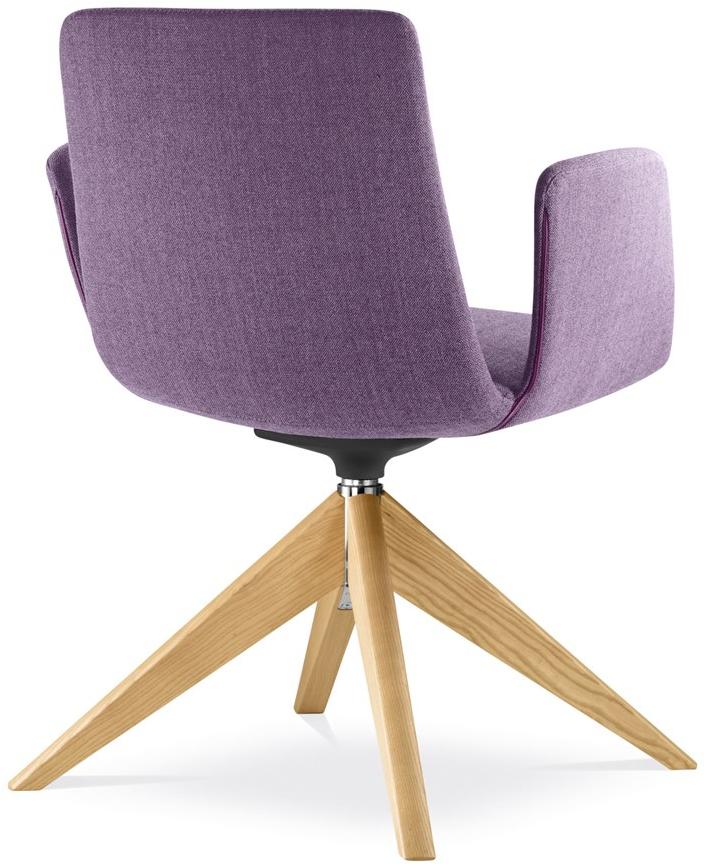 LD Seating Вращающийся стул для конференций на козелке из ткани Harmony modern 870-fw-v - Вид №1