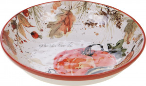 10642270 Certified International Блюдо круглое Certified Int. Осенние краски 33х7,5см, керамика Керамика