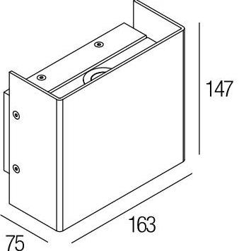 Flexalighting Настенный светильник из алюминия с системой rgb sun-id-1377699 - Вид №1