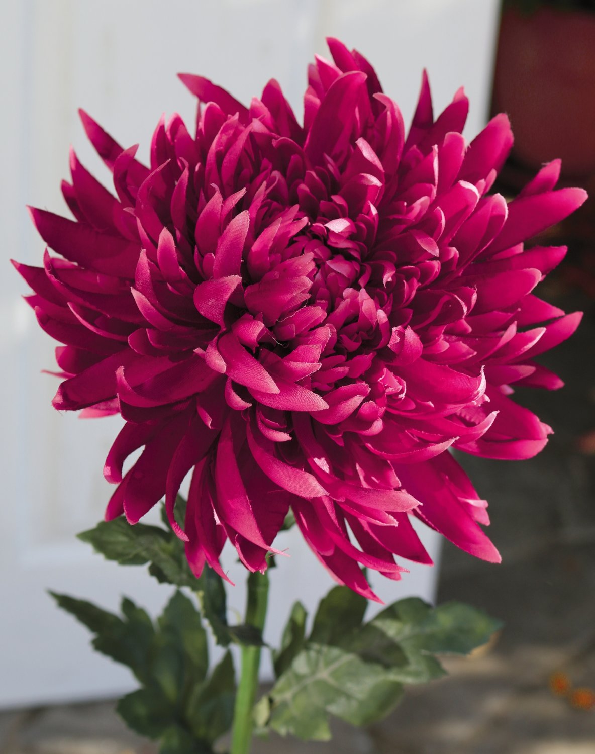 3411 299 a3 Пластиковая хризантема, 62 см, антично-темно-фиолетовый H-andreas 