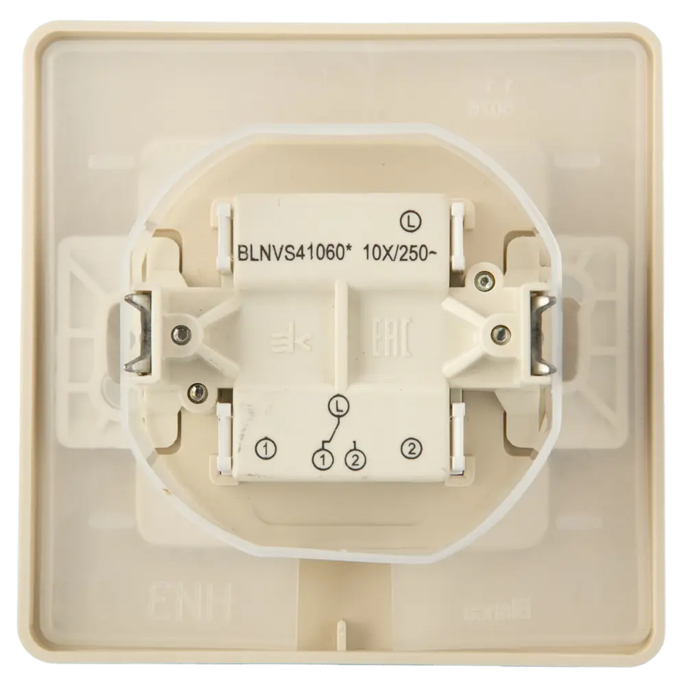Выключатель проходной встраиваемый Systeme Electric Blanca 1 клавиша цвет бежевый STLM-2140543 - Вид №2