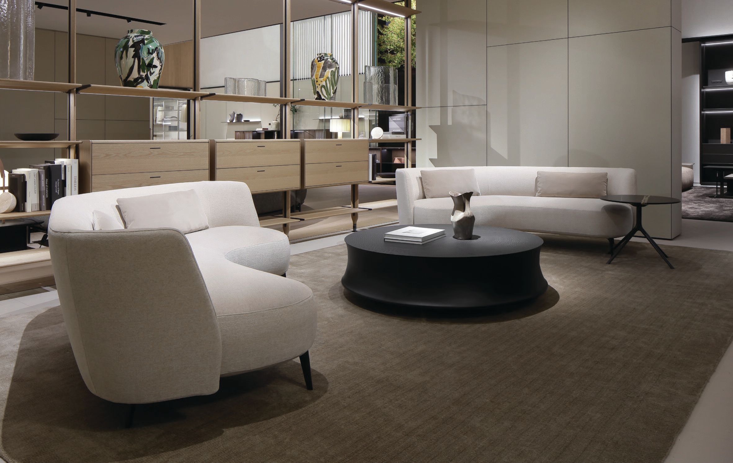 Изогнутый диван из ткани Poliform Sunday ARCH-00129076 - Вид №2