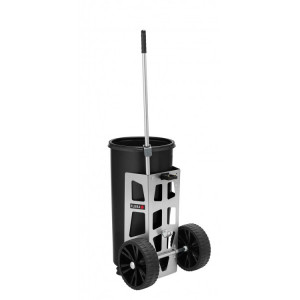 01451/2 FLORA Мусорная тележка для дворника FLORA Easy Uno для улиц, городских парков, придомовых территориях и загородных участков вместимость 60 л.