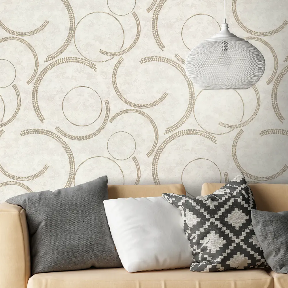 Обои флизелиновые Ornamy Diva бежевые 1.06x10 м OR8035-01 STLM-2091498 - Вид №2