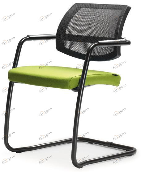 Quinti Sedute Консольное штабелируемое сетчатое кресло с подлокотниками Host sun-id-1376609