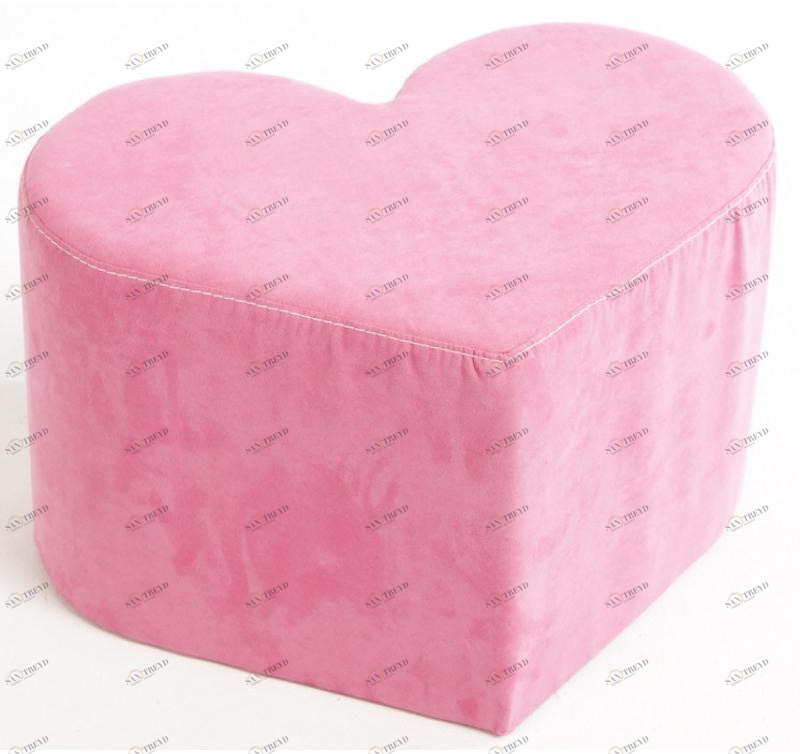 Пуфик ABC-KING сердце розовое 4631147959454