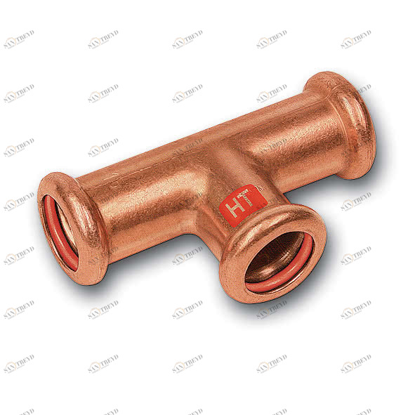 11213089 SANHA 12130 пресс-фитинг солн.,медь, тройник ВПр 88,9 мм 