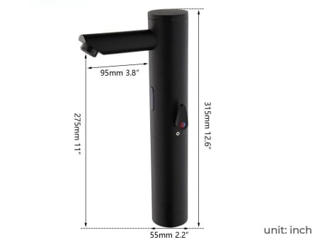 Высокий однорычажный инфракрасный смеситель для раковины Fontana Showers LEO ARCH-00148942 - Вид №4