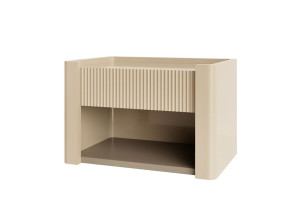 Деревянная прямоугольная тумбочка с ящиками