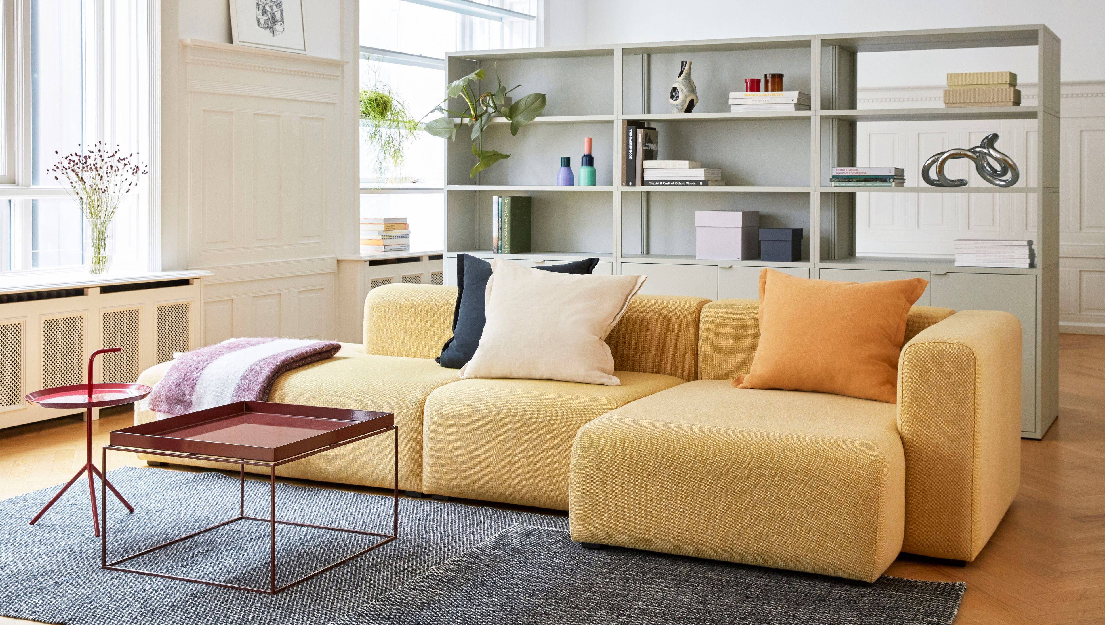 Квадратный стальной журнальный столик с подносом Hay Tray Table ARCH-00134098 - Вид №14