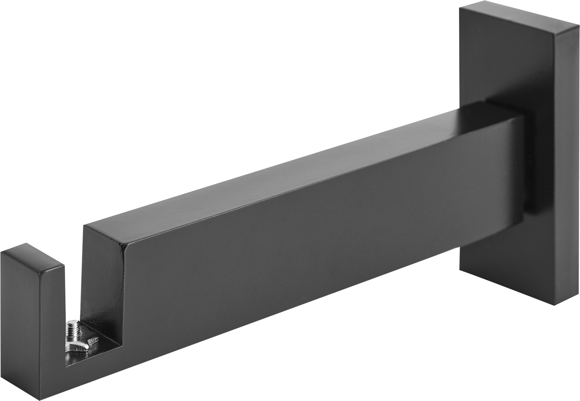 Однорядный алюминиевый держатель INSPIRE черный 13 см 86198735 STLM-0066746