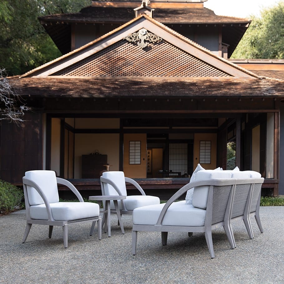 Круглый стол из тикового дерева JANUS et Cie Альпинарий ARCH-00114040 - Вид №7