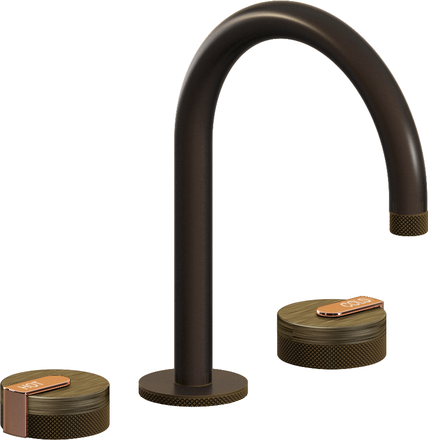 E-11512-R1VBB-L1RG-OB Смеситель для умывальника на 3 отвертия GRAFF MOD+