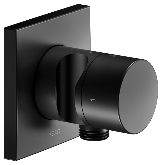 59557130202 Встраиваемый запорный вентиль с переключателем на 2 потребителя, выводом для шланга и держателем лейки DN 15 KEUCO IXMO - Вид №7