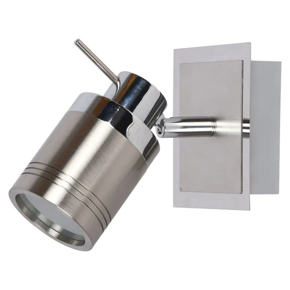 Светильник накладной Bergamo 1хGU10 IP44 цвет хром/никель Escada STLM-2093473