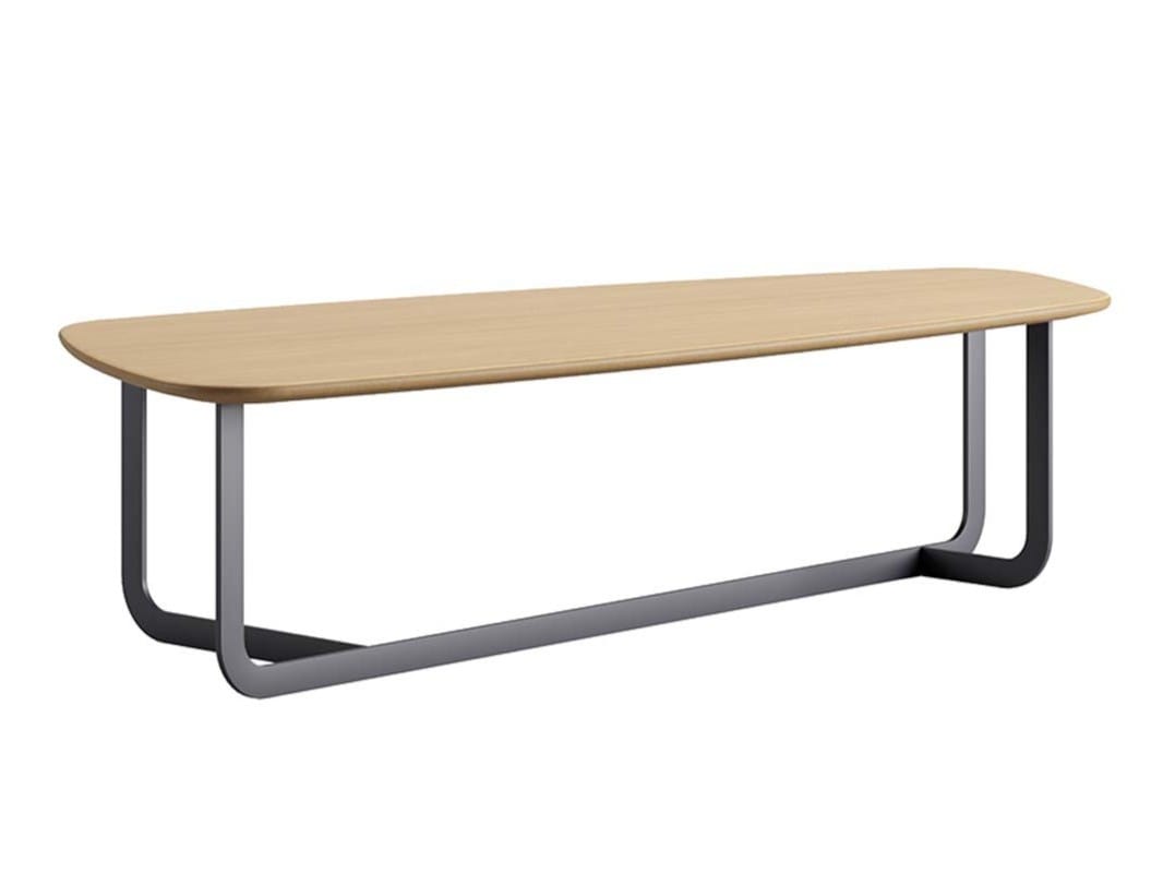 Прямоугольный журнальный столик из шпона Ersa AQUA ARCH-00077365 - Вид №1