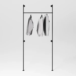 Комплект системы хранения Larvij PIPE01 7.5x100.5x8.5 см цвет черный