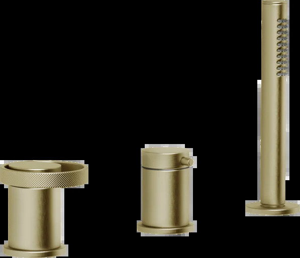 Смеситель для ванны 63347 727 Gessi Anello ЛАТУНЬ МАТОВАЯ PVD