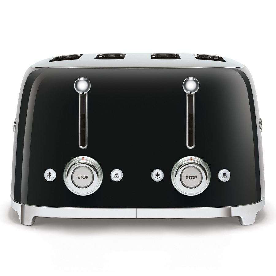 Тостер на 4 ломтика TSF03, черный Smeg TSF03BLEU - Вид №2