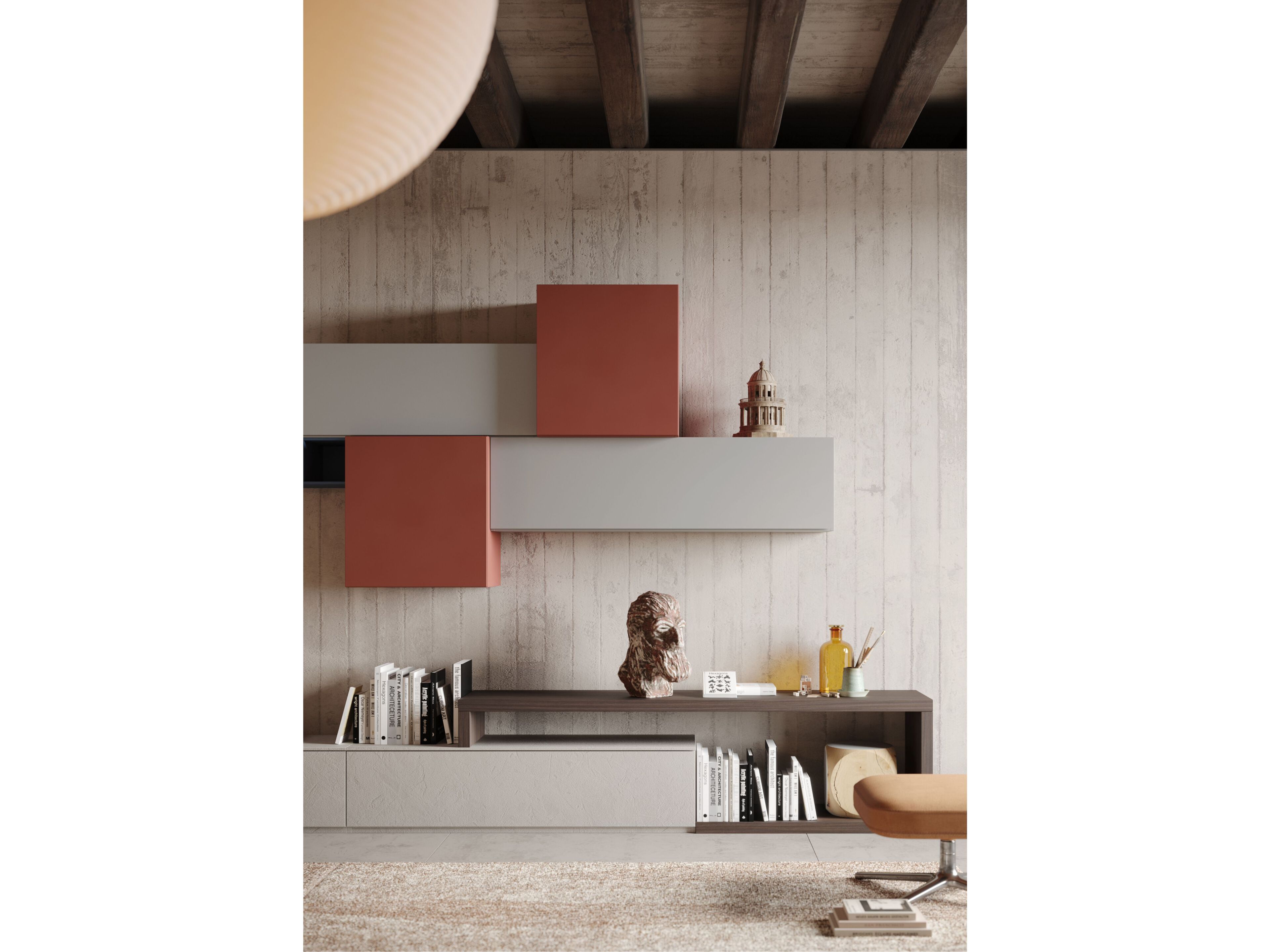 Оборудованная стена Giessegi день за днем ARCH-00119518 - Вид №1