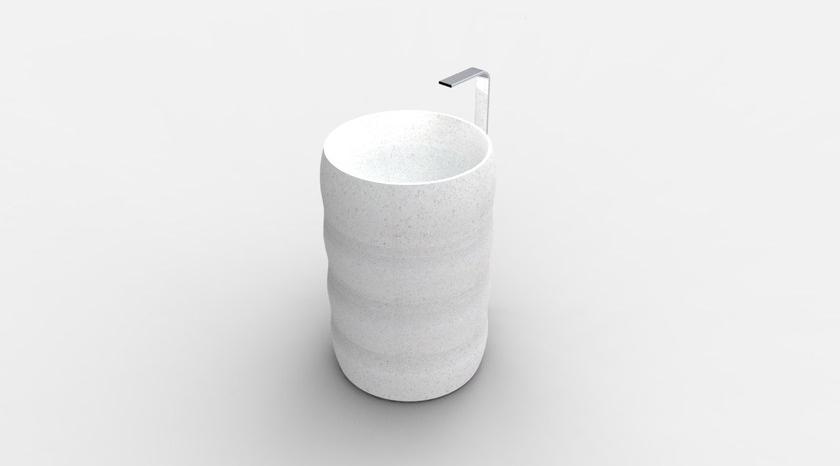 Напольная раковина стоящая овальная Manufatti Viscio sun-id-1407085 - Вид №5