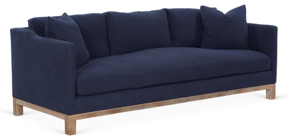 Диван Shed прямой темно-синий ICON DESIGNE ДИЗАЙНЕРСКИЕ 178103 Синий  - Вид №1