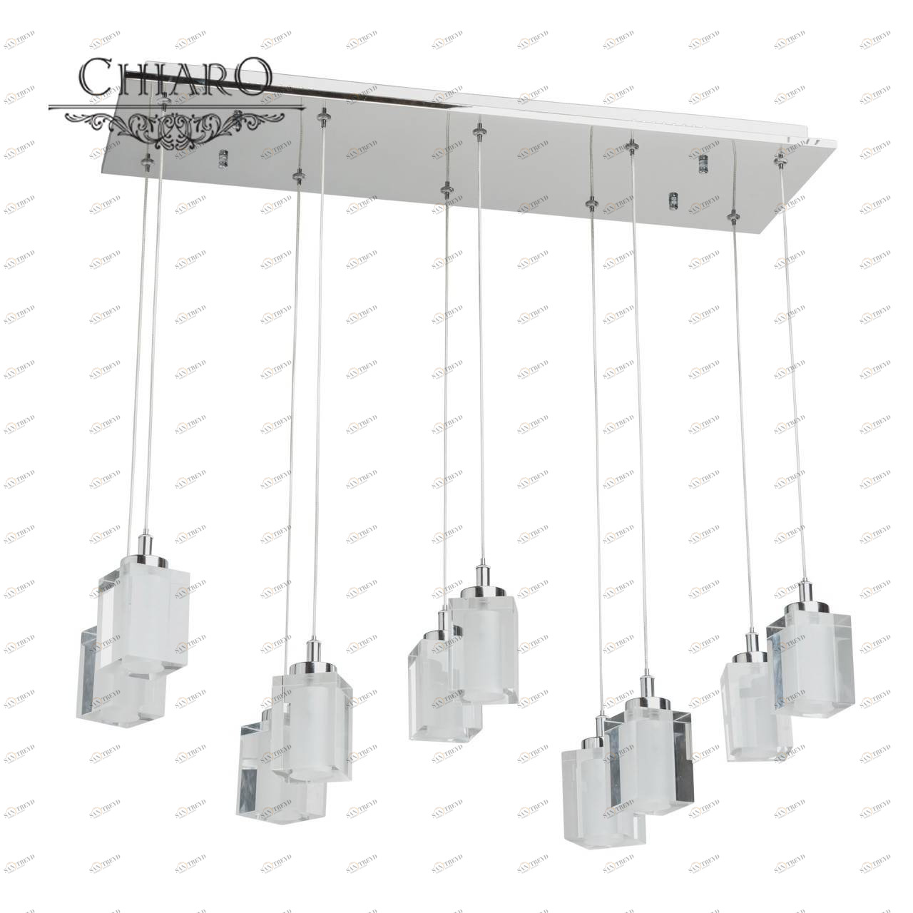 Люстра дизайнерская Mimsy хром прозрачная 392015220 SUPERNW ДИЗАЙНЕРСКИЕ, КАСКАД 056253 Хром 