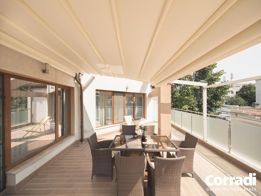 Corradi Пергола из стали с раздвижной крышкой Pergotenda® sun-id-1378208 - Вид №4