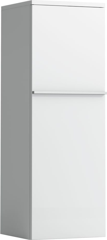 H4020110759991 Шкафчик средний, 2 полки стеклянные, петли слева LAUFEN PRO