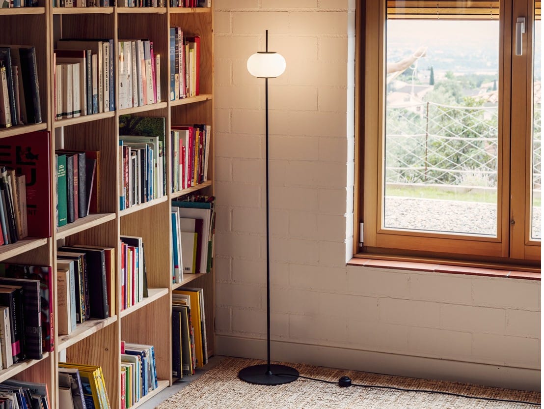 Торшер из стали и стекла Milan Iluminacion Astros ARCH-00127804