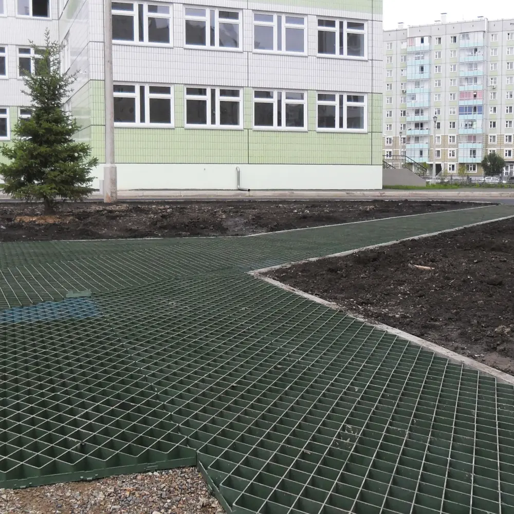 Газонная решетка GIDROLICA 60×60 см для укрепления травяного покрытия 82878091 STLM-0037387 - Вид №4