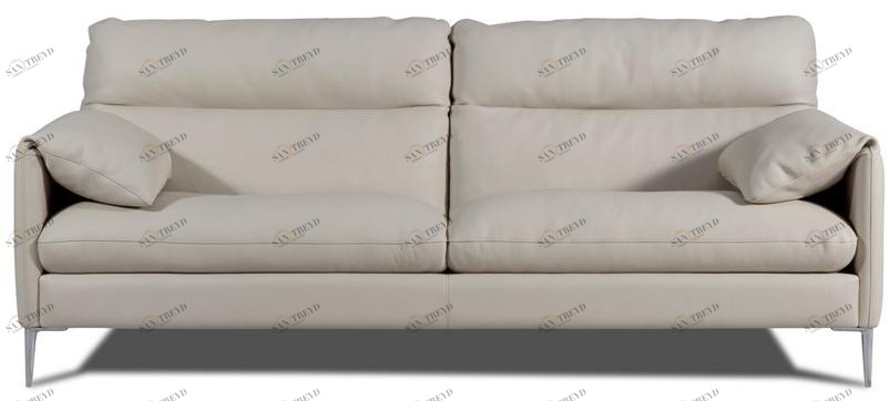 Duvivier Canapés 3-х местный кожаный диван со съемным чехлом Monaco Monaxd20, monaxd21, monaxd22