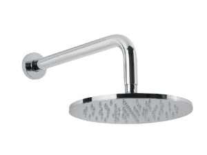 Круглая душевая головка с кронштейном