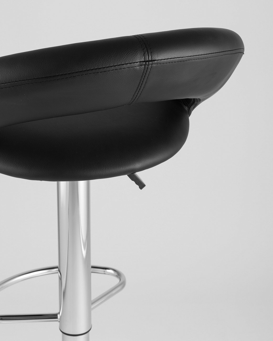 Стул барный со спинкой черный из экокожи "Купер" STOOL GROUP  00-3945943 Черный  - Вид №6