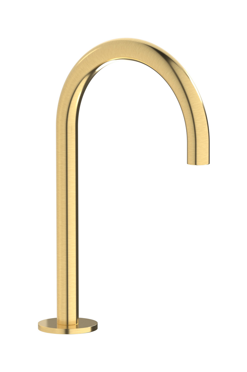Излив для накладной раковины WE ARE IB rx394os Brushed Gold Reflex