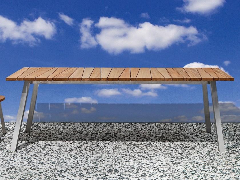 Gervasoni Прямоугольный стол со столешницей из тика Gervasoni outdoor sun-id-1505766 - Вид №1