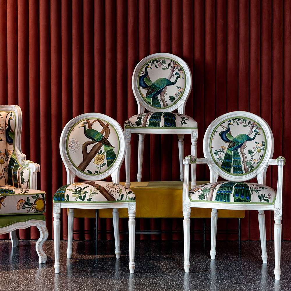 21060750 Полукресло «Индокитайский зелёный павлин» Object Desire  - Вид №12