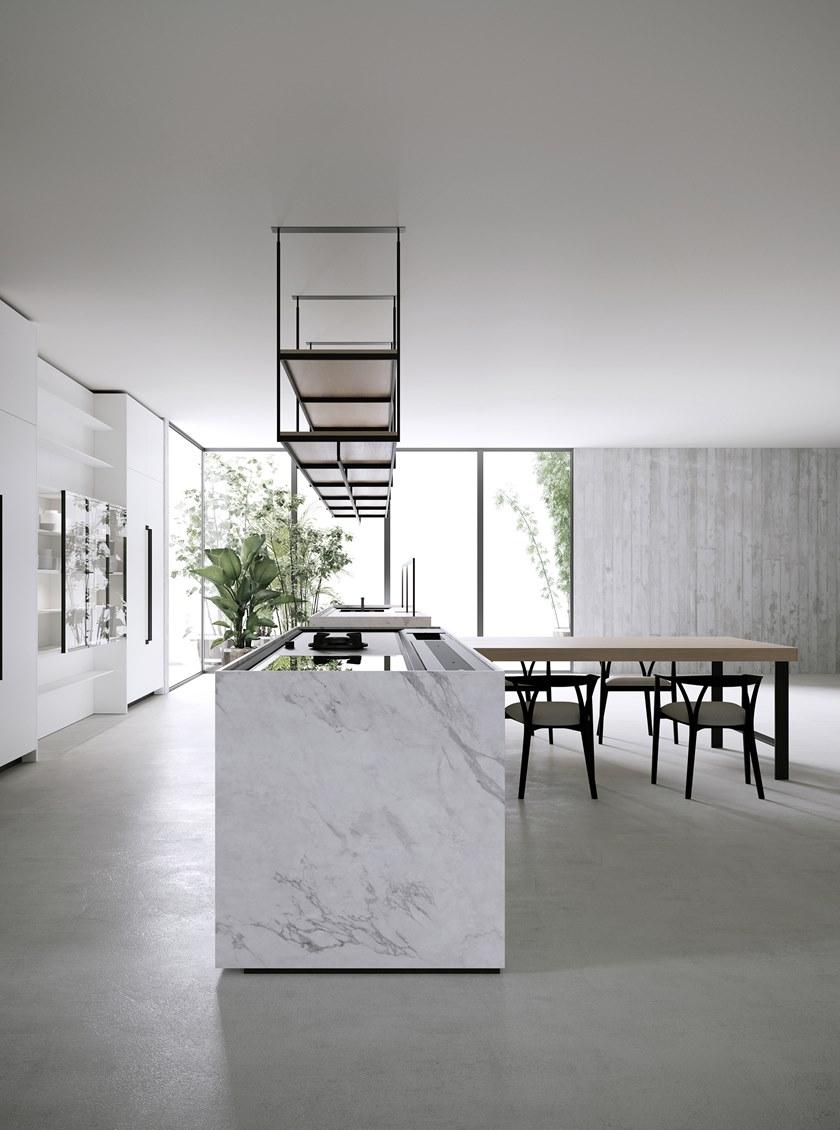 Boffi Кухня из каррарского мрамора с островом Combine sun-id-1481618 - Вид №1