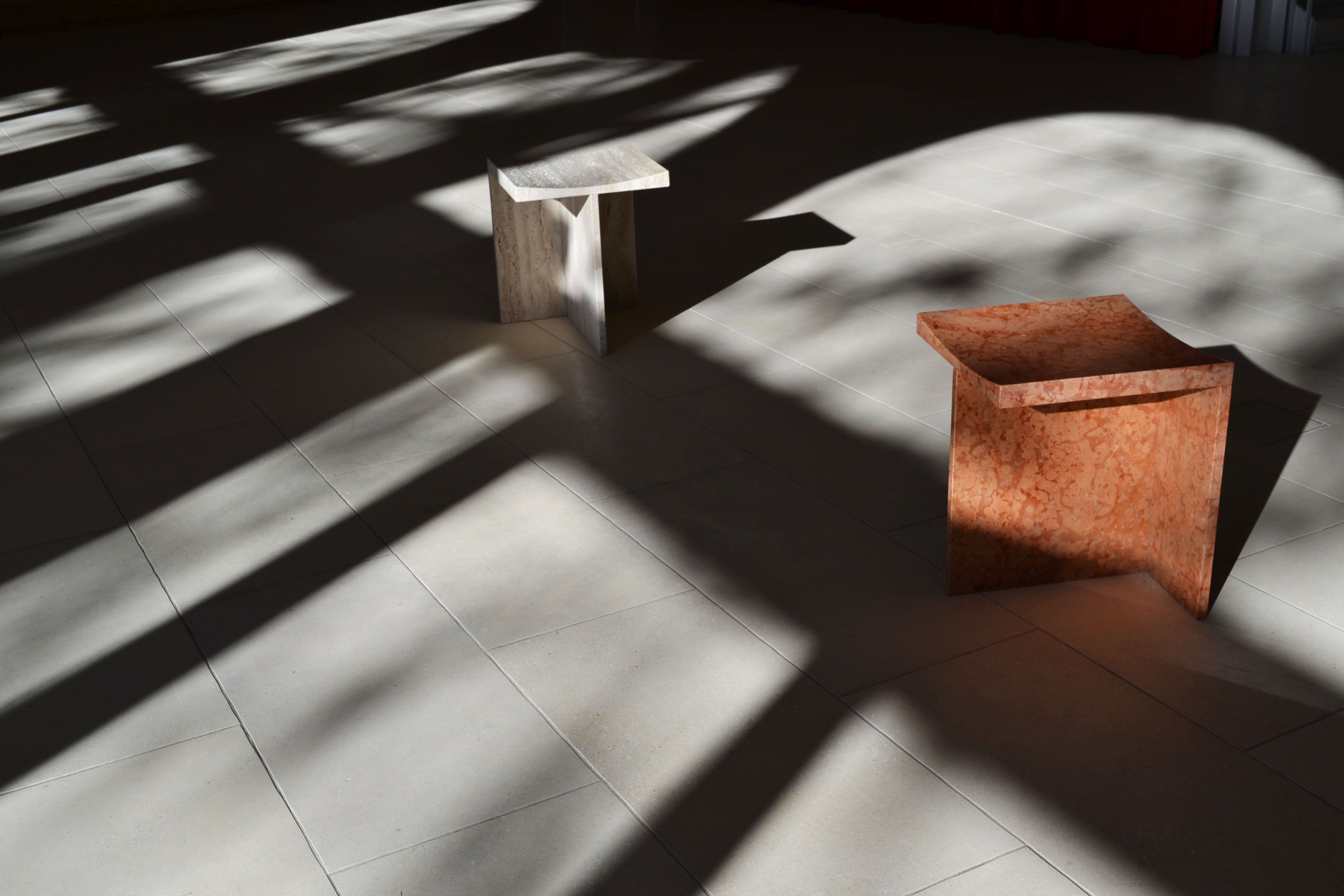 Табурет из Римского травертина Pistore Marmi Pistore Marmi X McGannon Saad ARCH-00053647 - Вид №7