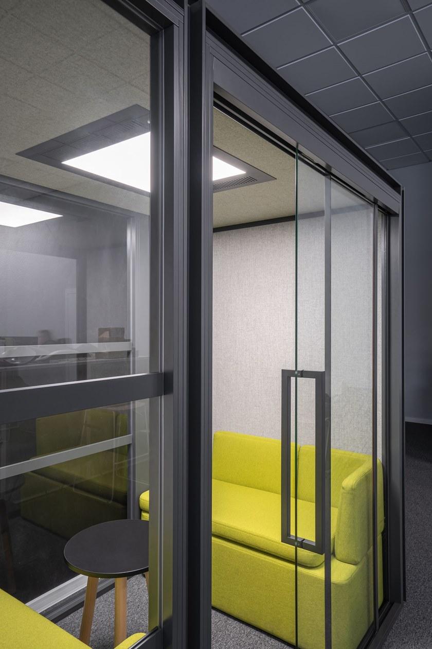 MDD Акустическая офисная будка из стекла со встроенным освещением Hako Hk08 - Вид №1